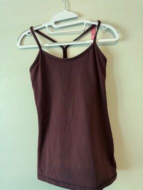 lululemon athletica Brown Strappy Racerback Camisole